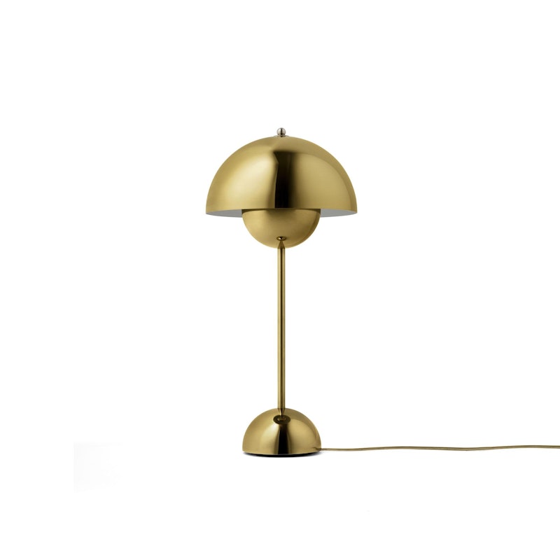 Flowerpot VP3 Bordslampa, Brass-Plated