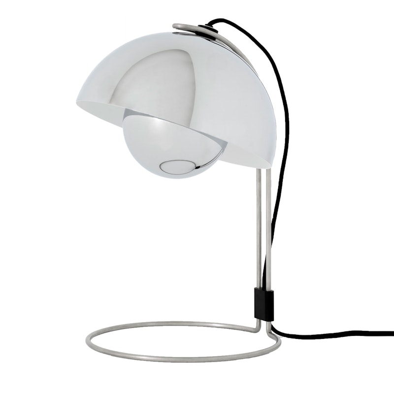 Flowerpot VP4 Bordslampa, Chrome-Plated