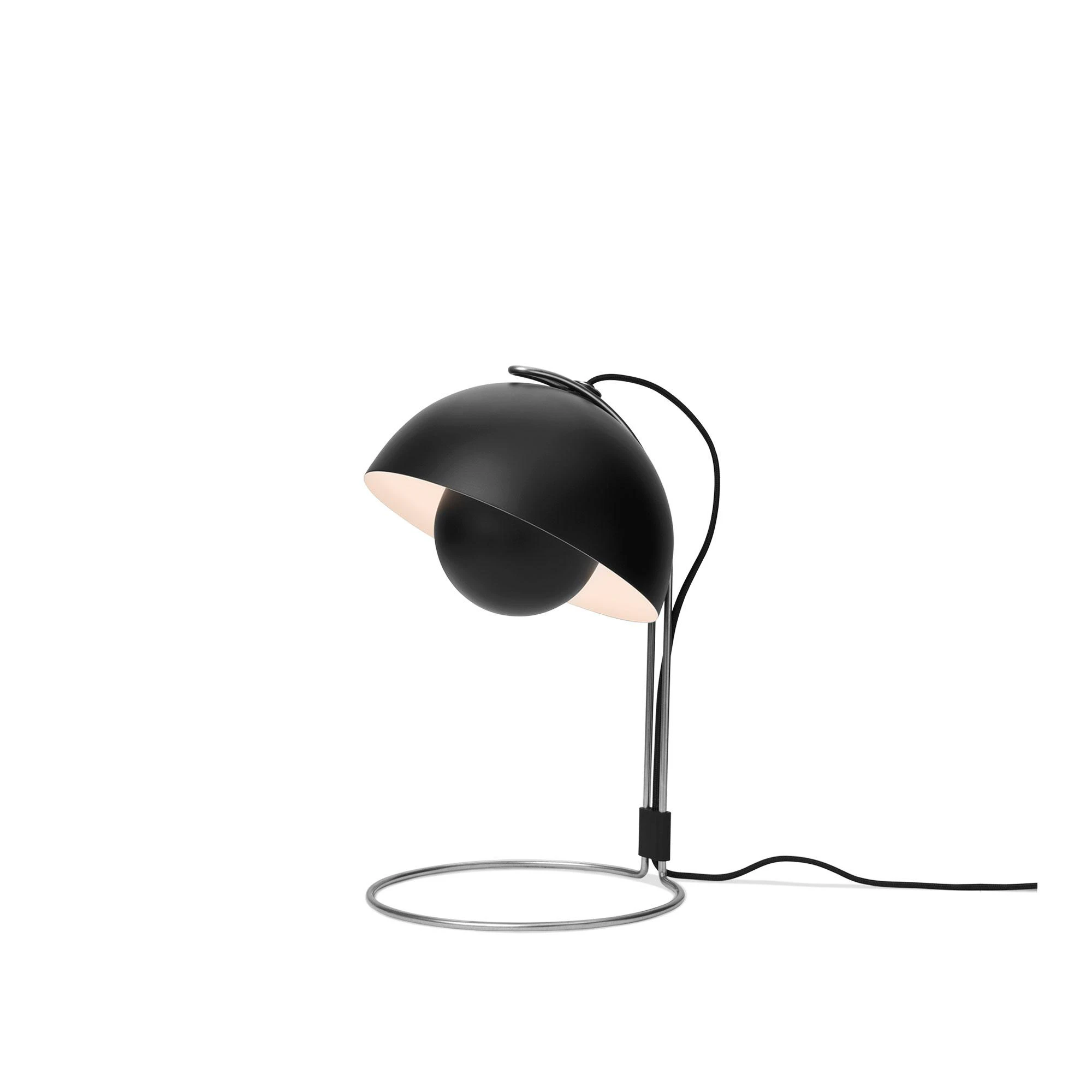 &Tradition Flowerpot Vp4 Bordslampa Matt Black - Bordslampor St&aring;l Mattsvart - 133086A218