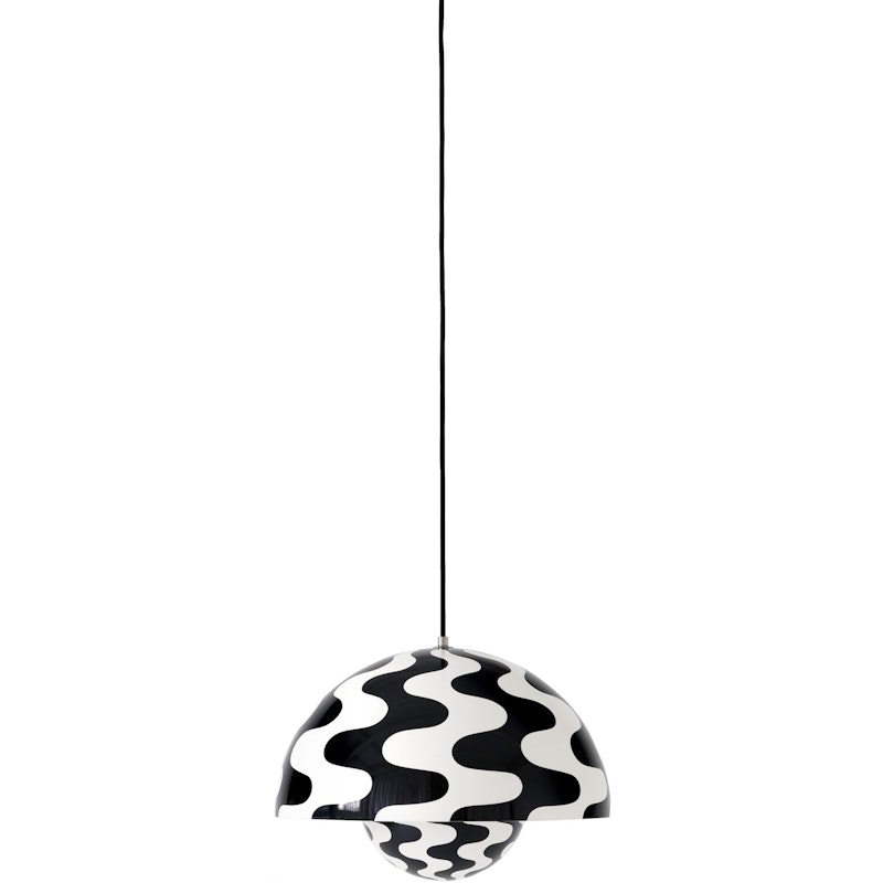 Flowerpot VP7 Pendel, Black/White