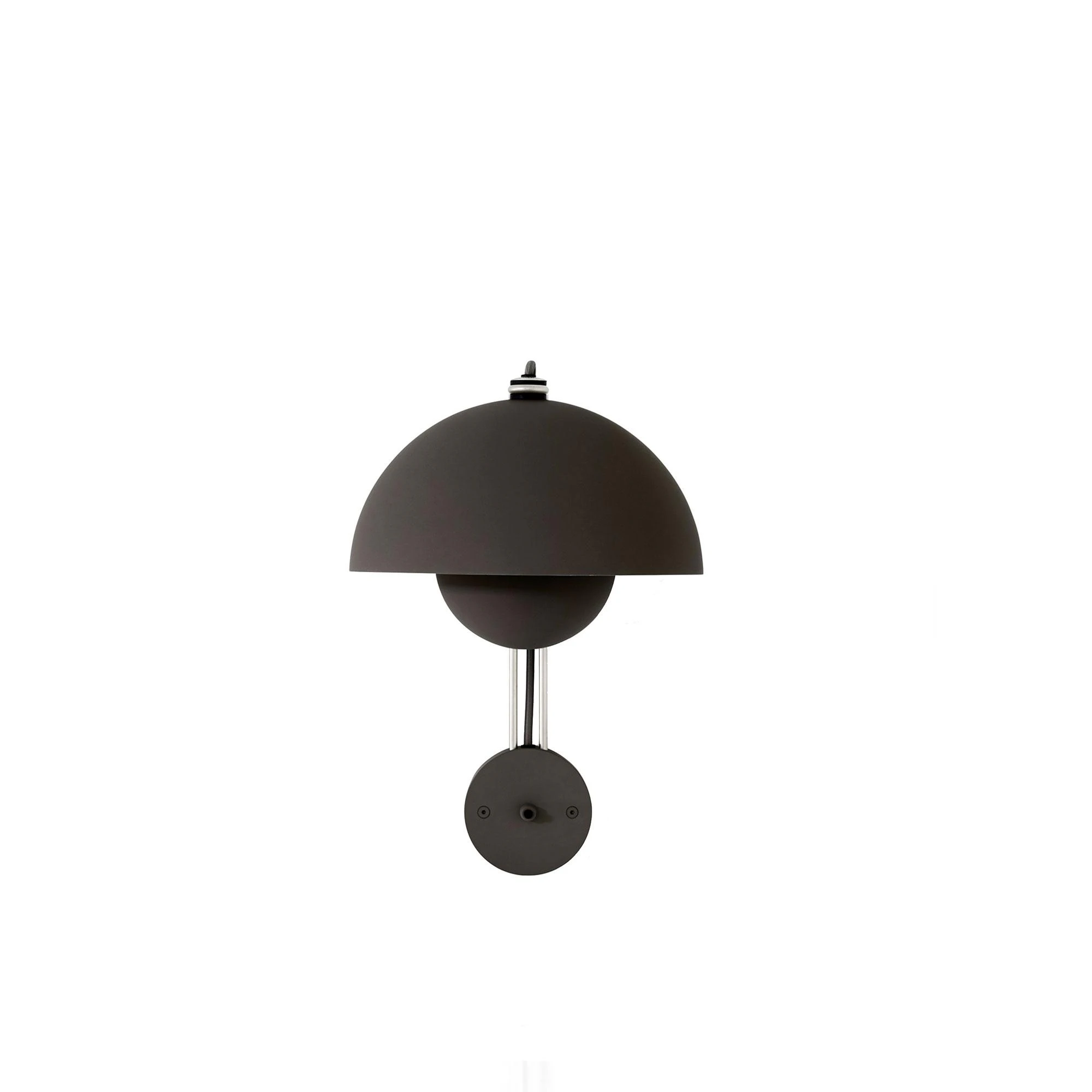 &Tradition Flowerpot Vp8 V&auml;gglampa Matt Black - V&auml;gglampor J&auml;rn Svart - 133090A218