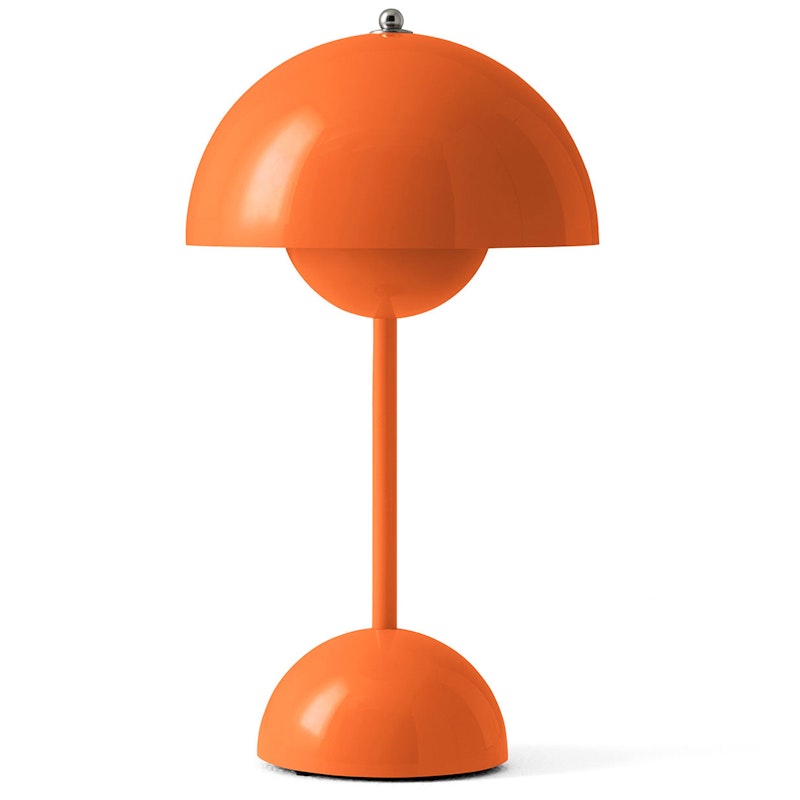 Flowerpot VP9 Bordslampa Portabel, Zesty Orange