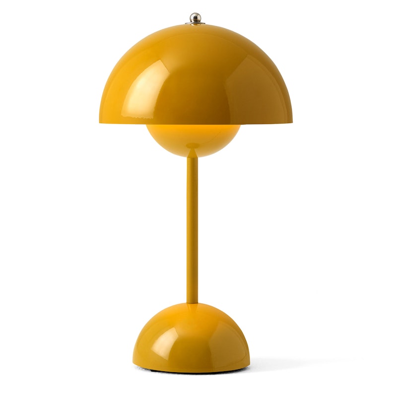 Flowerpot VP9 Bordslampa Portabel, Mustard