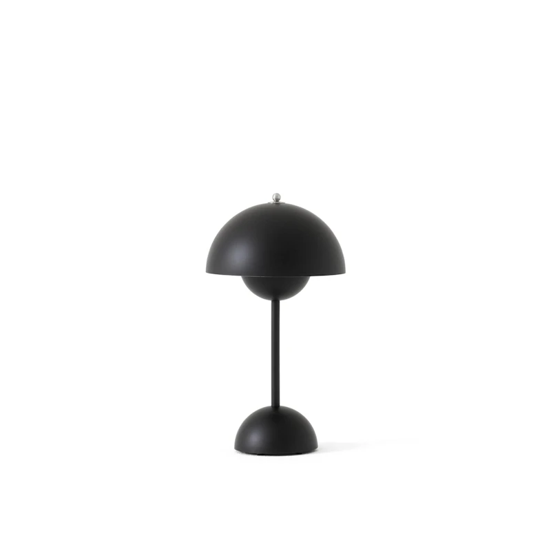 Flowerpot VP9 Bordslampa Portabel, Matt Black