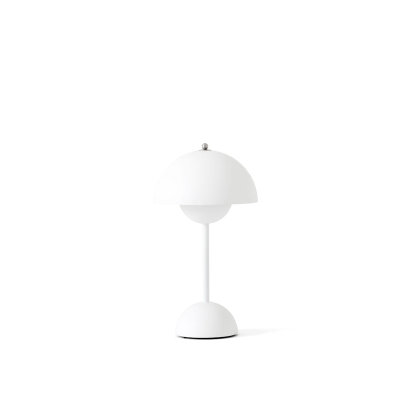 Flowerpot VP9 Bordslampa Portabel, Matt White