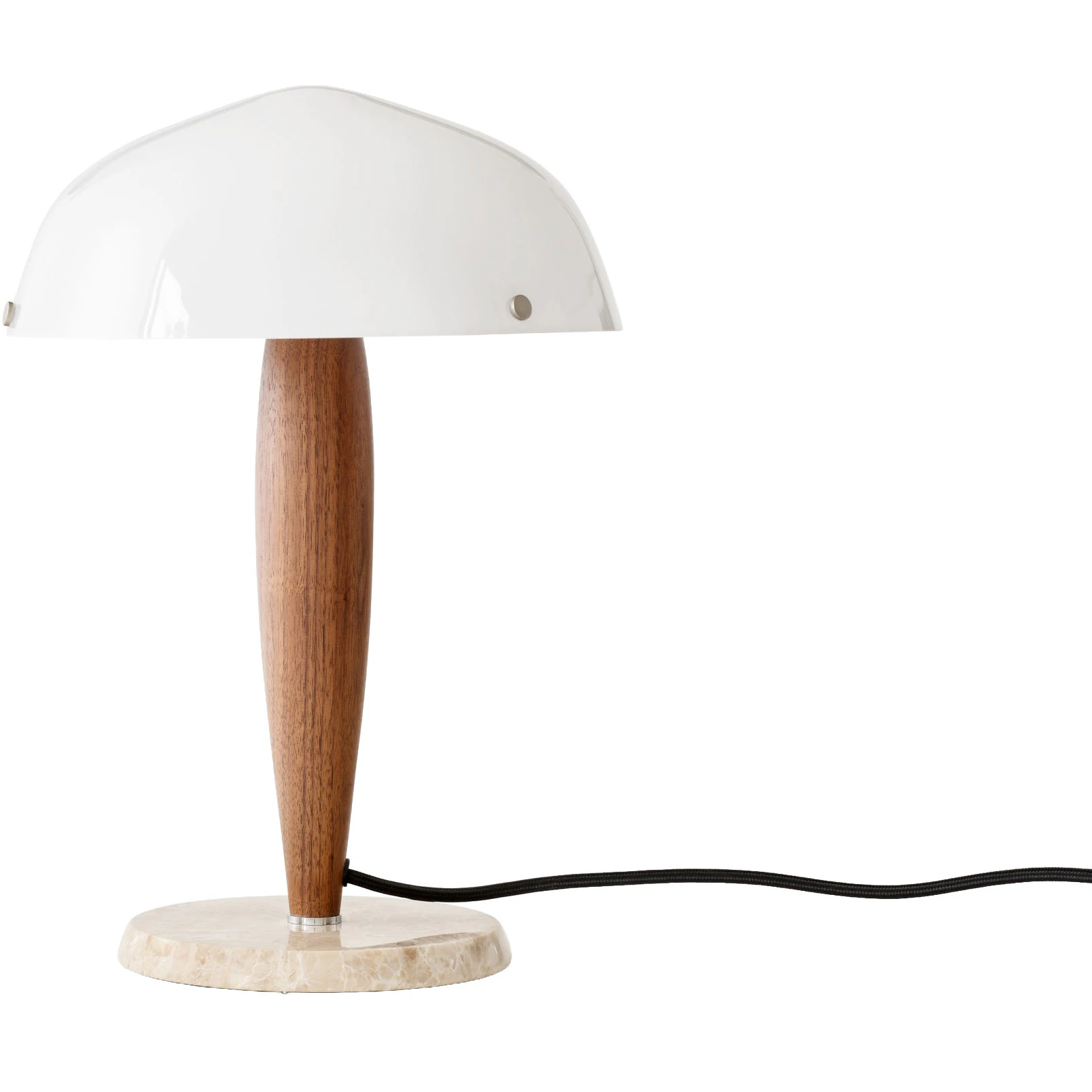&Tradition Herman Shy3 Bordslampa Creme/ - Bordslampor Valn&ouml;t - 133158A125