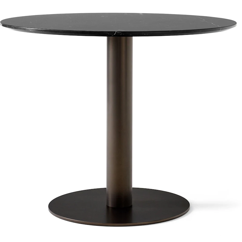 In Between SK11 Bord 90cm, Svart Marmor / Bronsad