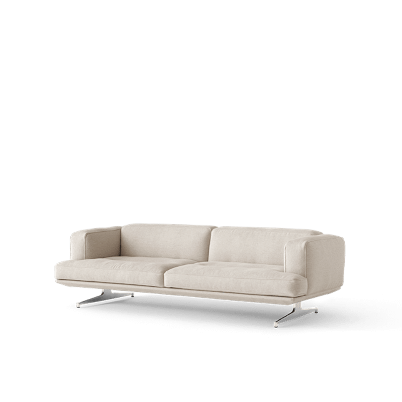 Inland AV23 Soffa 3-Sits Clay 0011/Polerad Aluminium