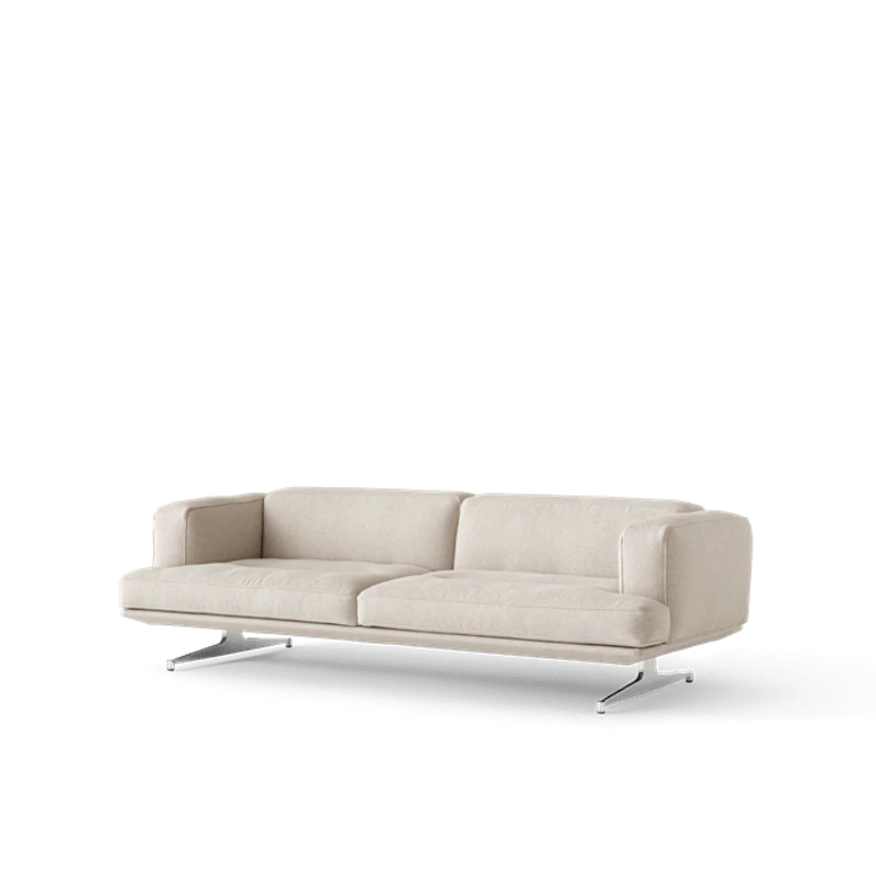 Inland AV23 Soffa 3-Sits Clay 0011/Polerad Aluminium