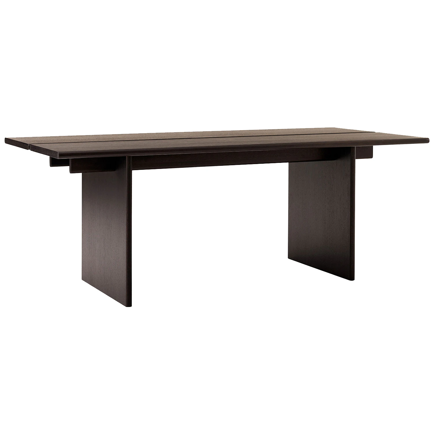 &Tradition Ita Os1 Bord 95x200 Cm M&ouml;rkbetsad - Matbord & Barbord Ek M&ouml;rkbetsad Ek - 139990A526