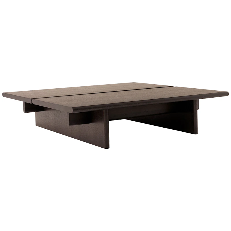 Ita OS4 Soffbord 110x110 cm, Mörkbetsad Ek