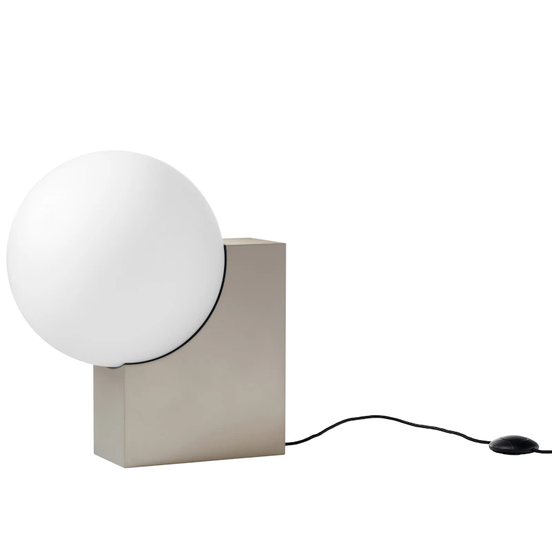 Journey SHY4 Golvlampa, Borstat Stål / Opalglas