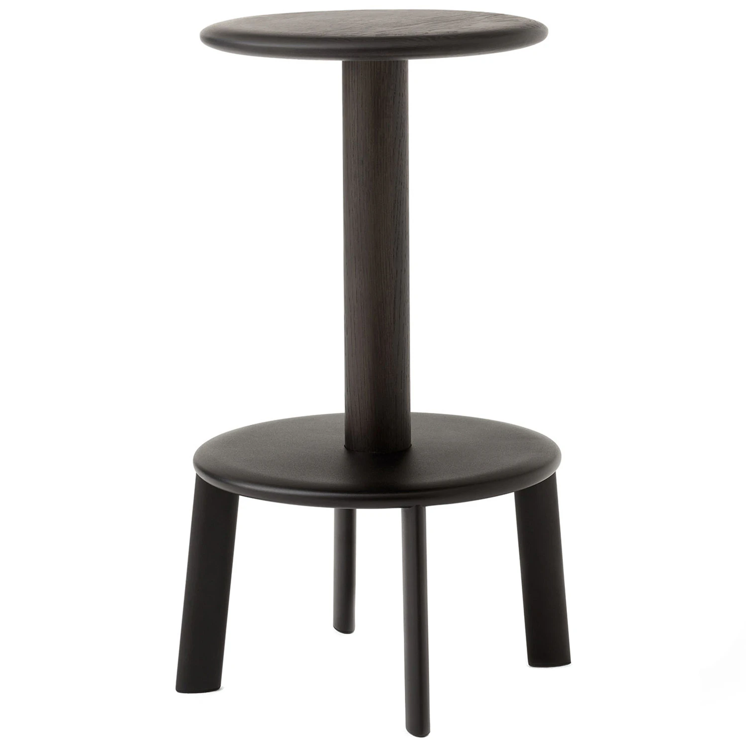 &Tradition Massif Av39 Barstol 65 Cm M&ouml;rkbetsad Ek / Warm Black - Barstolar Massiv Ek M&ouml;rkbetsad Ek - 137910