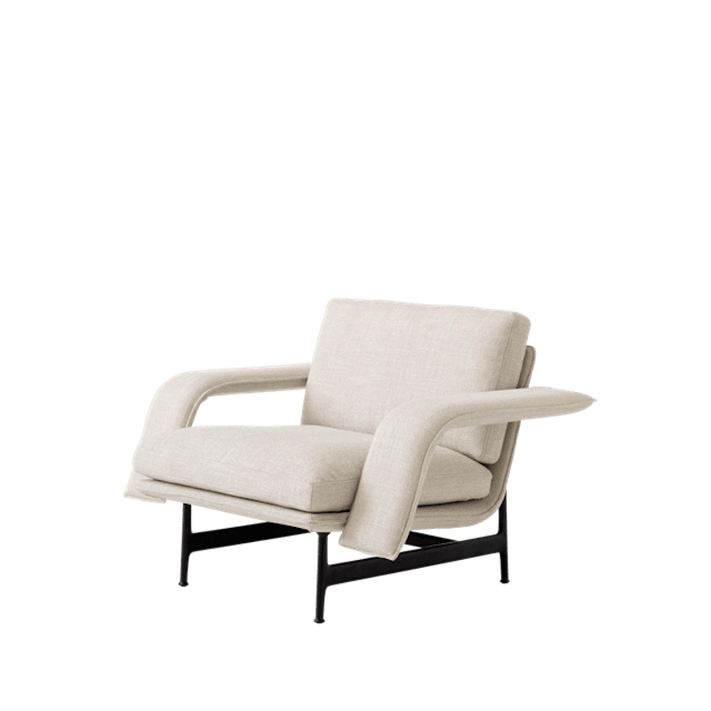 Meantime AV29 Fåtöljsoffa Varm Svart/Ecriture 0210