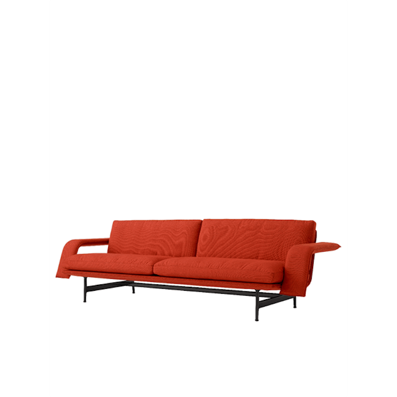 Meantime AV31 3-Sits Soffa Polerad Aluminium/Fiord 0571