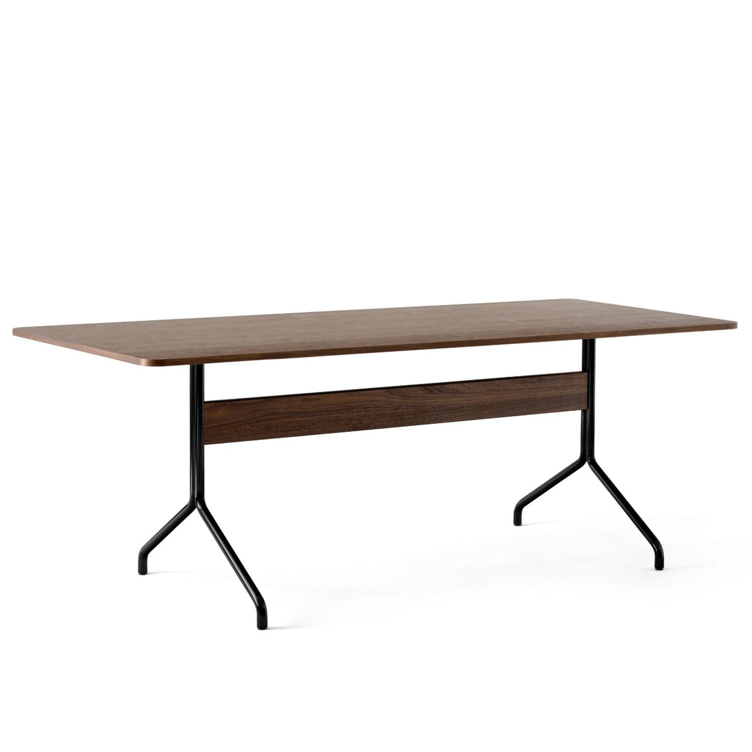 &Tradition Pavilion Av19 Matbord 200x90 Cm Valn&ouml;t/svart - Matbord & Barbord Fan&eacute;r Valn&ouml;t - 132993A280A089