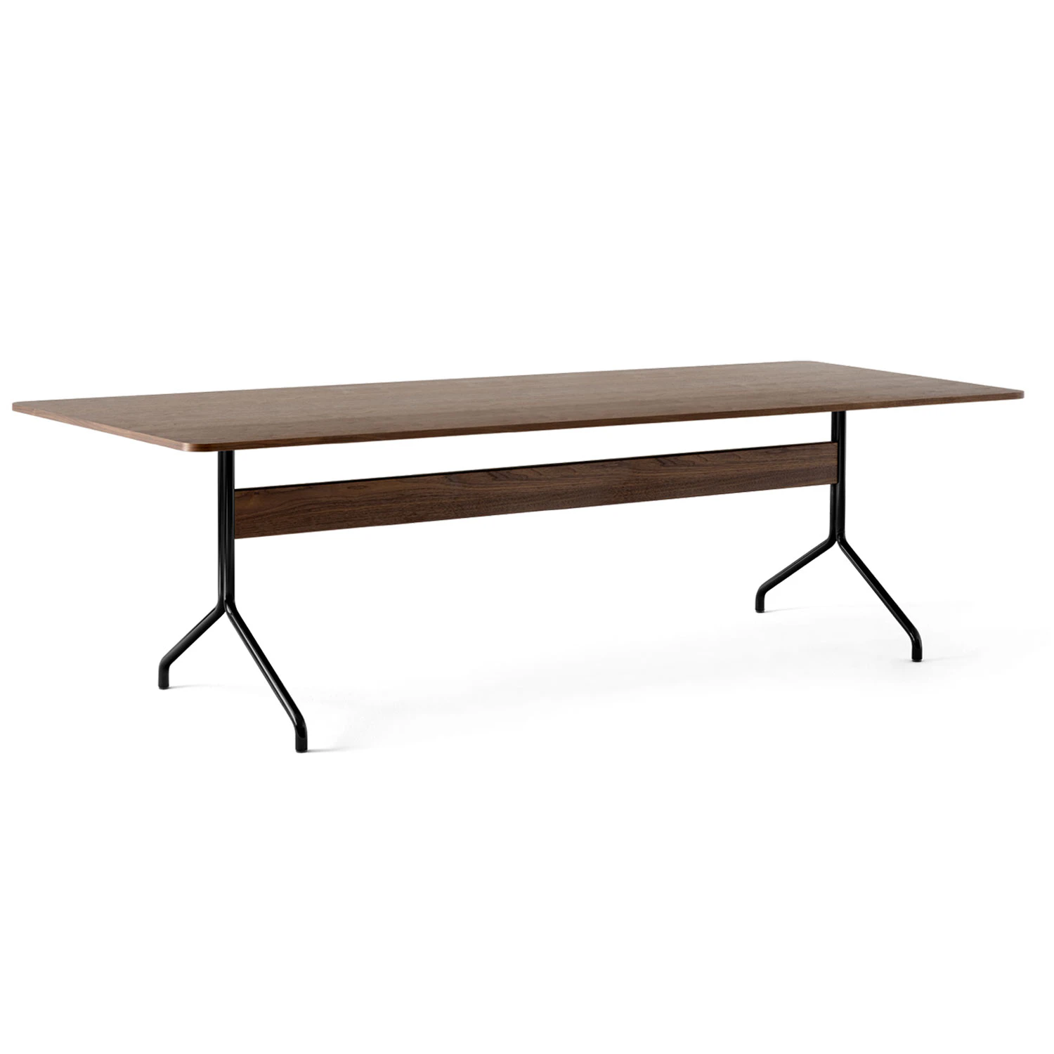 &Tradition Pavilion Av24 Matbord 250x110 Cm Valn&ouml;t/svart - Matbord & Barbord Fan&eacute;r Valn&ouml;t - 132995A280A089