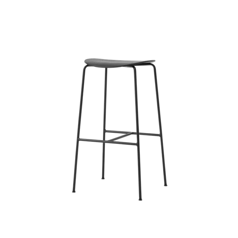 Pavilion AV38 Barstol Svart Lackerad Ek