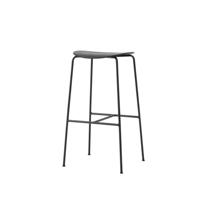 Pavilion AV38 Barstol Svart Lackerad Ek