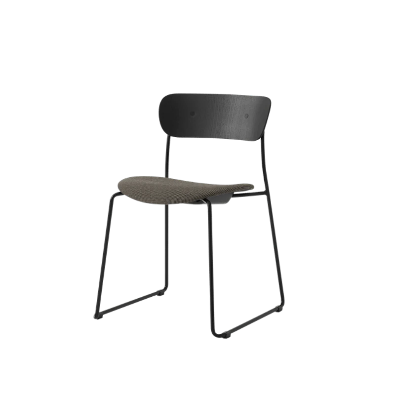 Pavilion AV52 Matstol Polstrad Sits Svart/Fuse