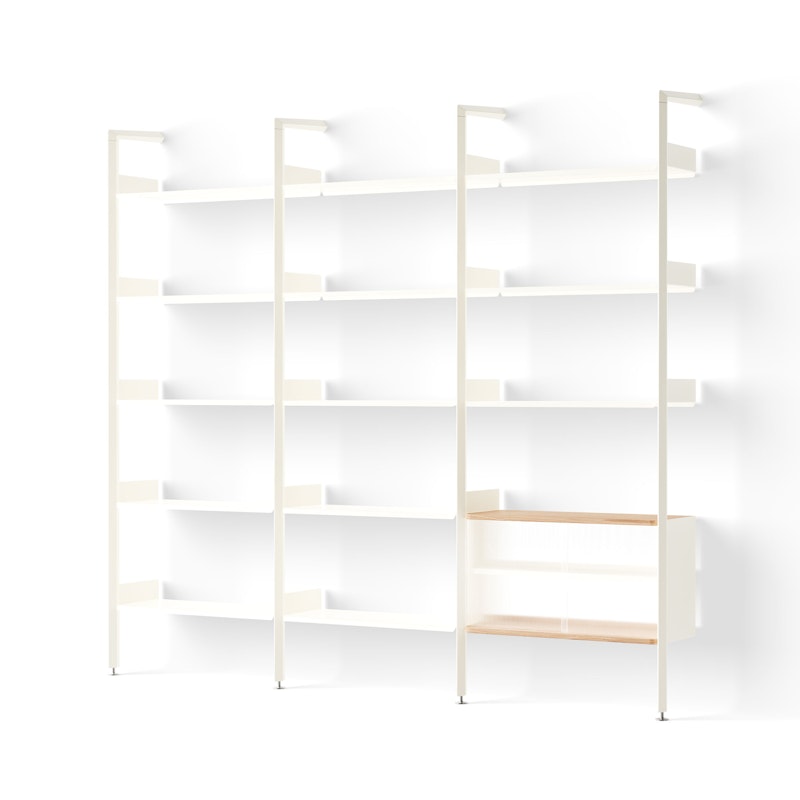 Rombe IF1/IF4/IF6 Hyllsystem Config H, Alabaster