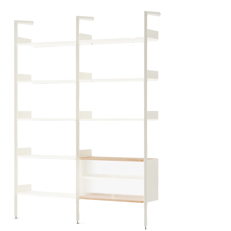 Rombe IF1/IF6 Hyllsystem Config C, Alabaster