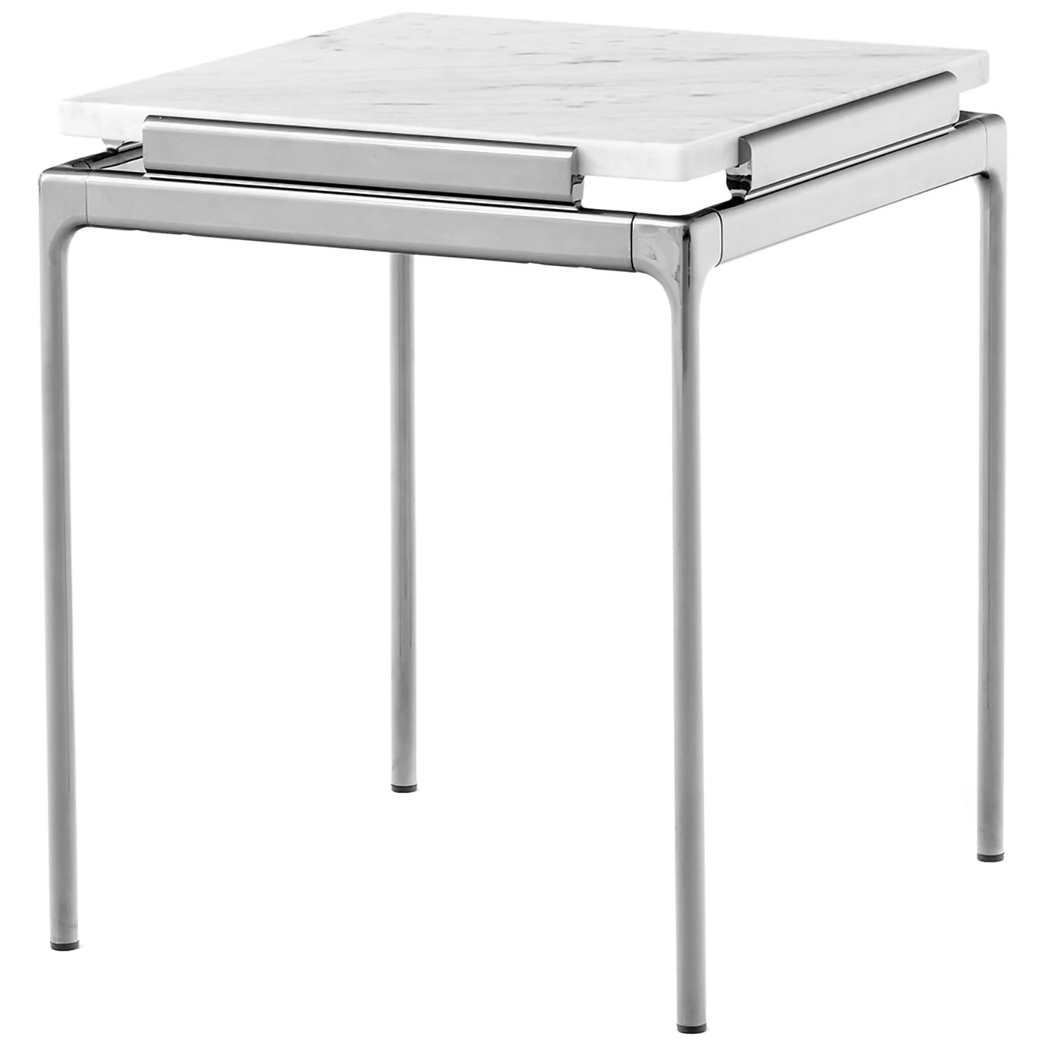 &Tradition Sett Ln11 Sidobord 40x40 Cm Bianco Carrera - Sidobord & Avlastningsbord Carraramarmor Vit - 133054A258