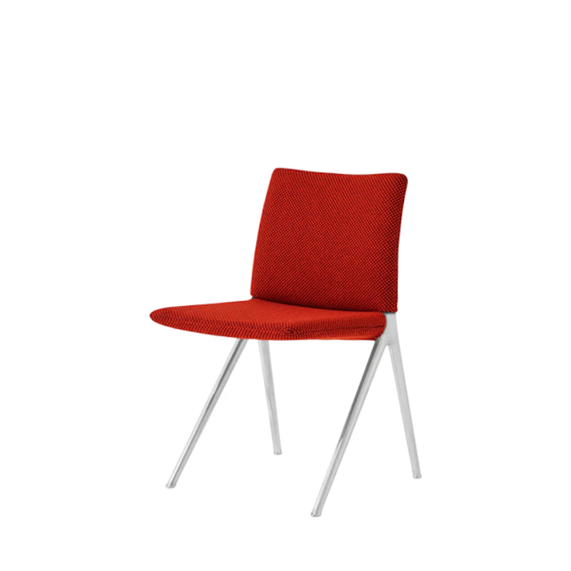 &Tradition Kape IF7 Spisebordsstol Poleret Aluminium/Sisu 0655