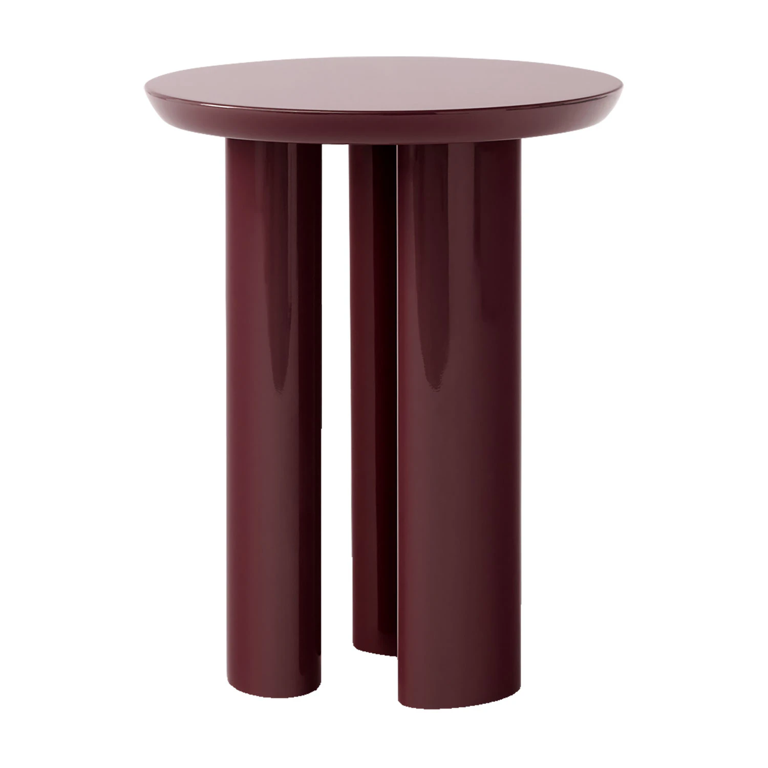 &Tradition Tung Ja3 Sidobord &Oslash; 38 Cm Vinr&ouml;d - Soffbord Lackad Mdf Vinr&ouml;d - 133023A271