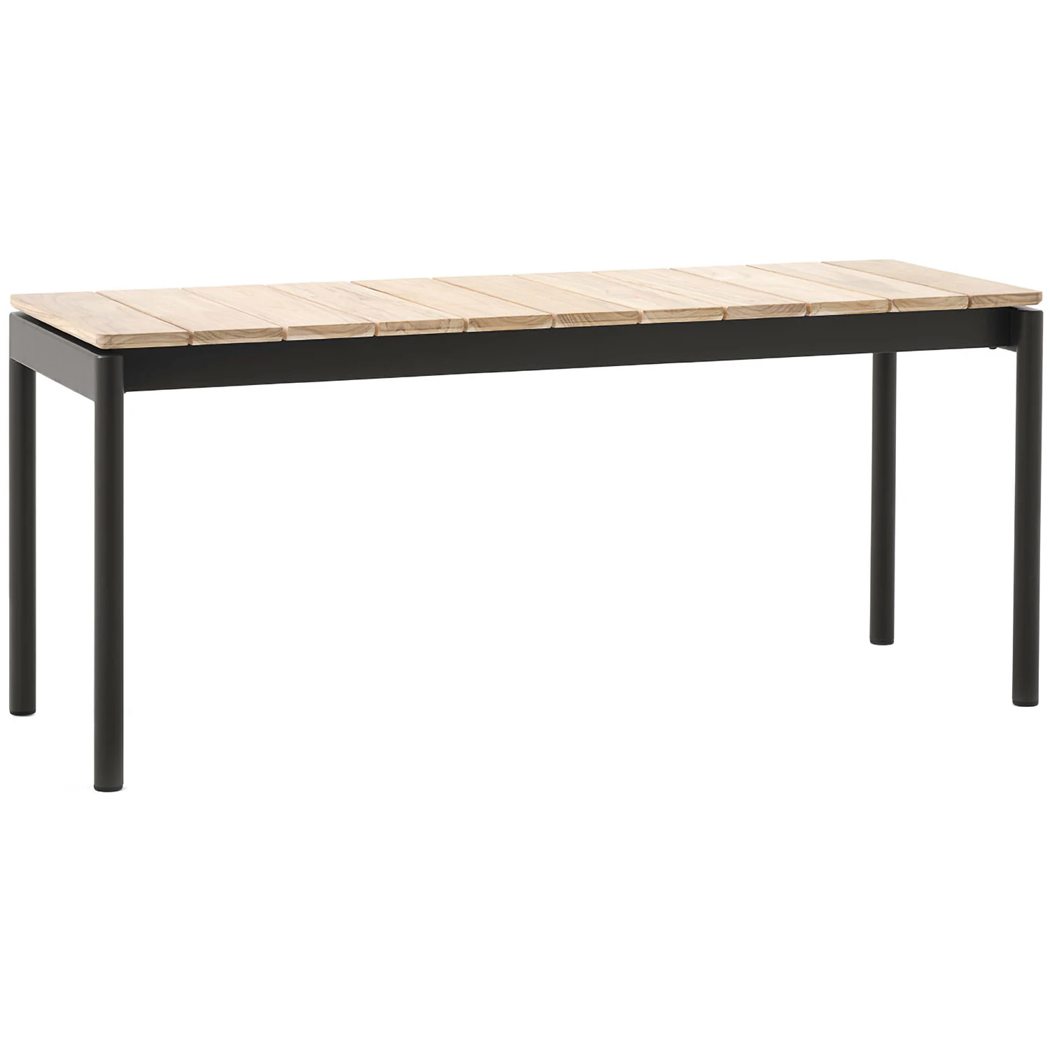 &Tradition Ville Av27 B&auml;nk 40x110 Cm Warm Black - B&auml;nkar Teak Warm Black - 134590