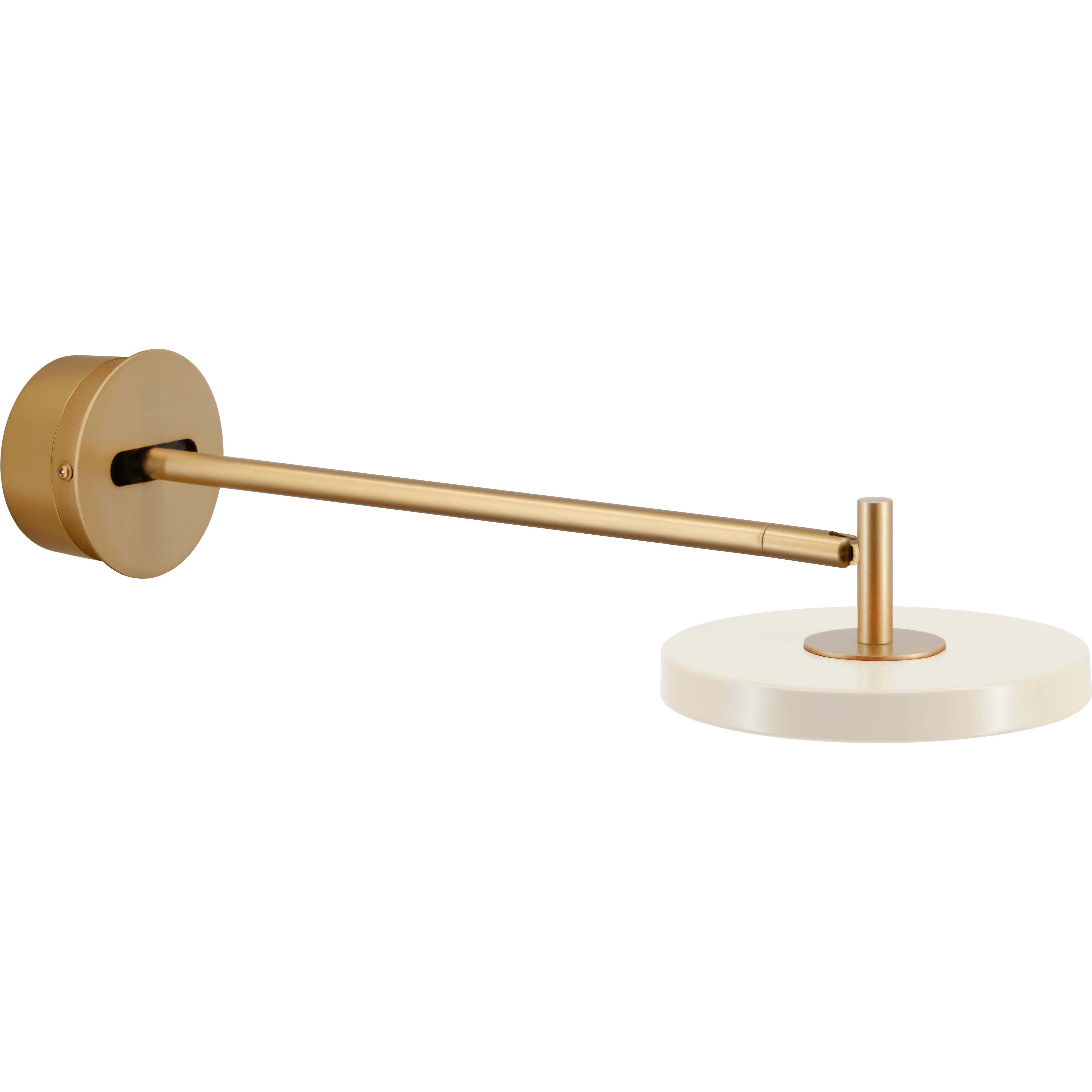 Umage Asteria V&auml;gglampa L&aring;ng & Fastkopplad P&auml;rlvit - V&auml;gglampor St&aring;l - 2281C4264