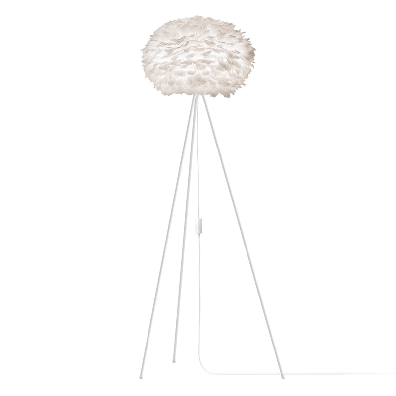 Eos Golvlampa Medium Ø45 cm, Vit/Vit