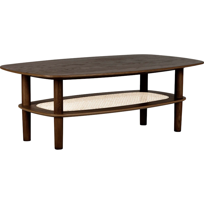 Together Sleek Rectangle Soffbord Låg, Mörk Ek