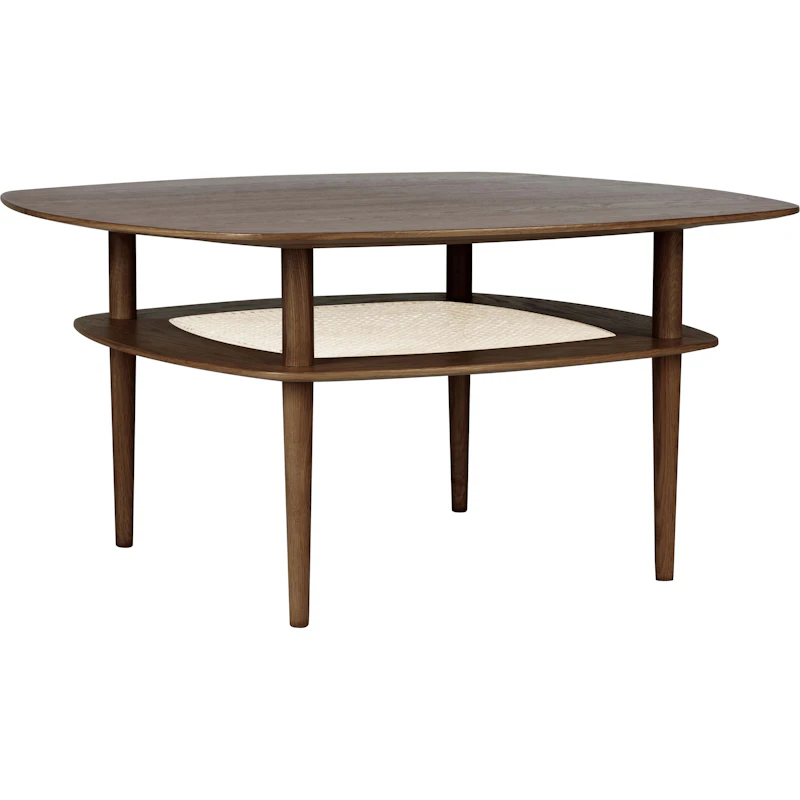 Together Smooth Square Soffbord Hög, Mörk Ek