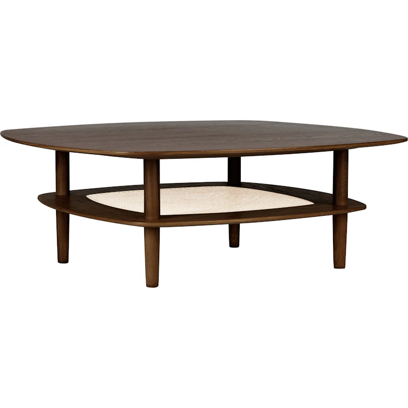 Together Smooth Square Soffbord Låg, Mörk Ek