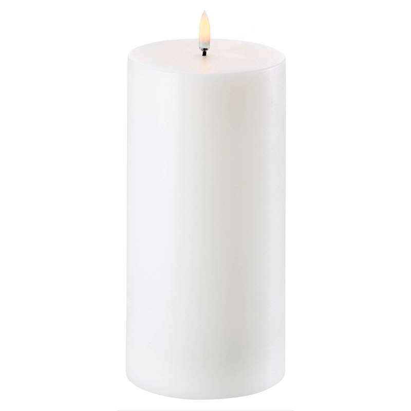 LED Blockljus Nordic White, 10,1x20,3 cm