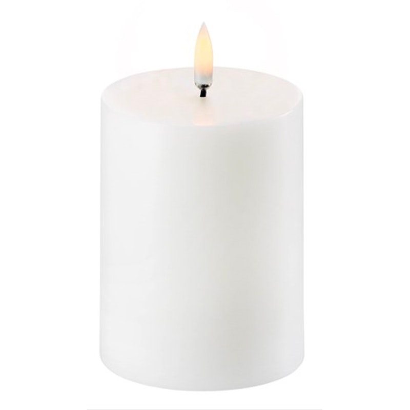 LED Blockljus Nordic White, 7,8x10,1 cm