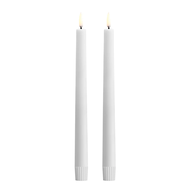 LED Kronljus 25,5 cm 2-pack, Nordic White