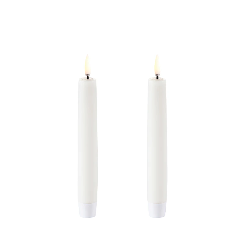 LED Kronljus 15,5 cm 2-pack, Nordic White