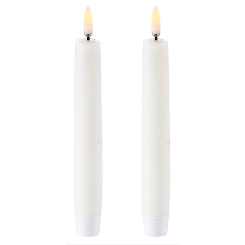 LED Kronljus Nordic White 2-pack, 2,3x15,5 cm