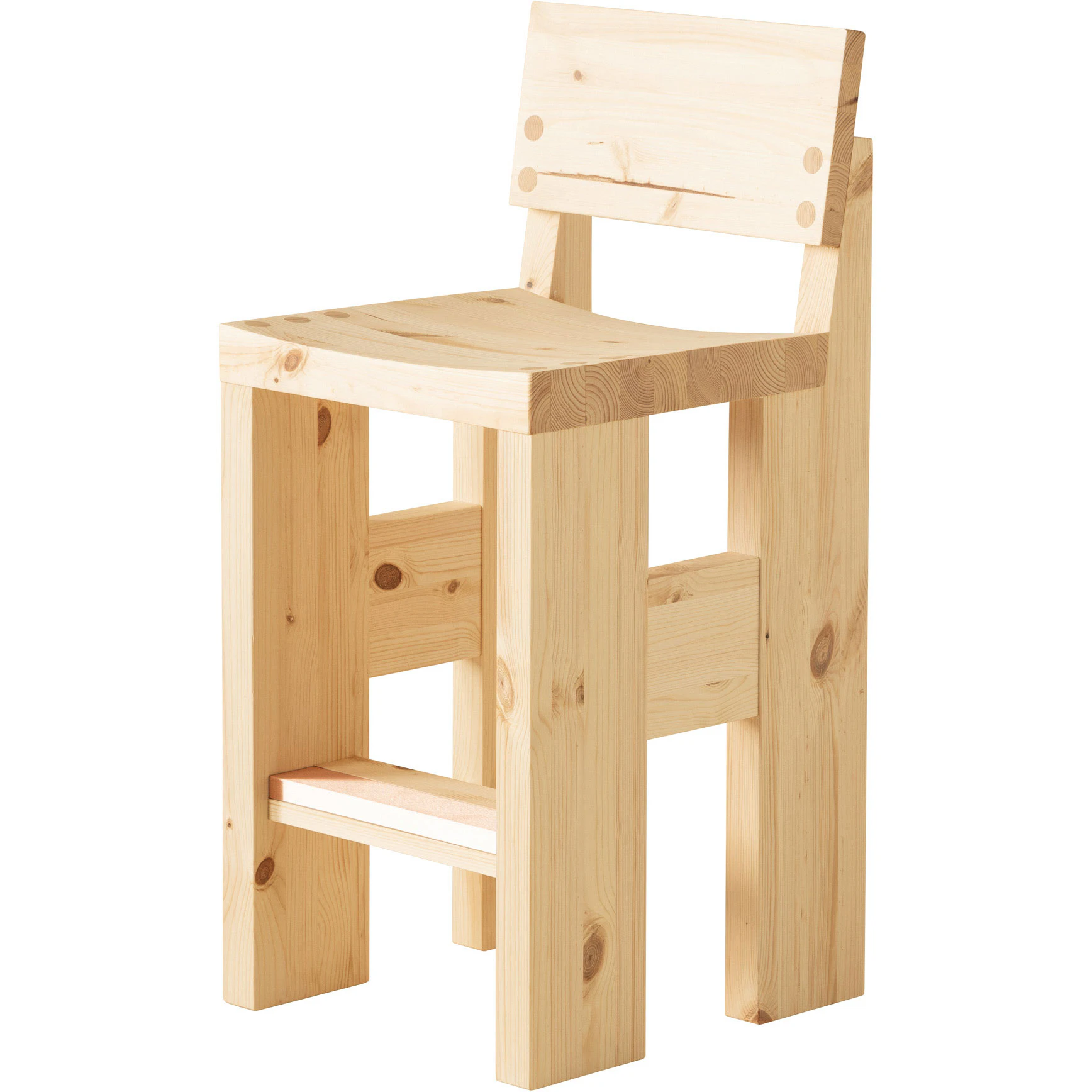 Vaarnii 001 Barstol 65 Cm - Barstolar Furu Natural - 200110