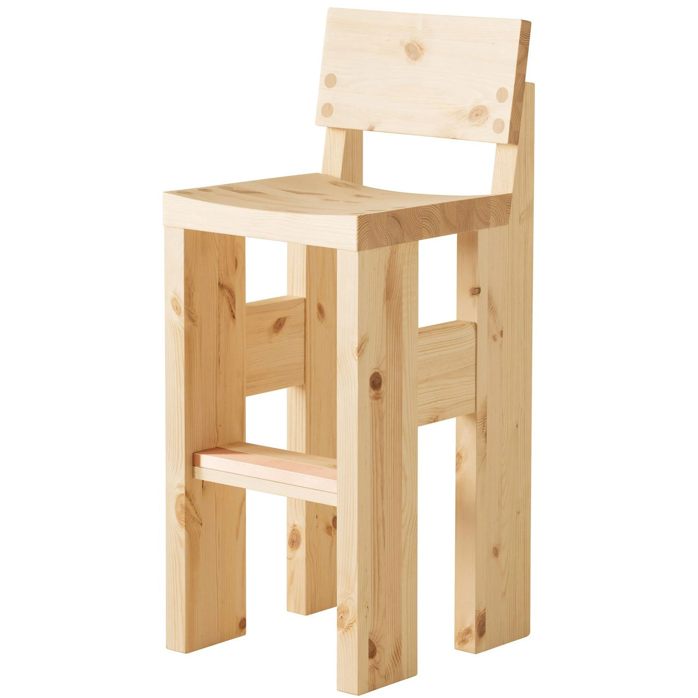 Vaarnii 001 Barstol 76 Cm - Barstolar Furu Natural - 200120