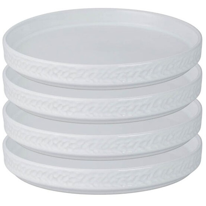 Servisen C Tallrik 17,2 cm 4-pack, Vit