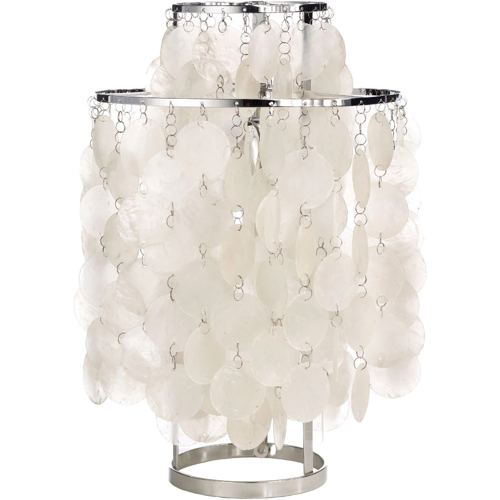 Verpan Fun 2tm Bordslampa Krom / Seashell - Bordslampor Metall Krom - 139010