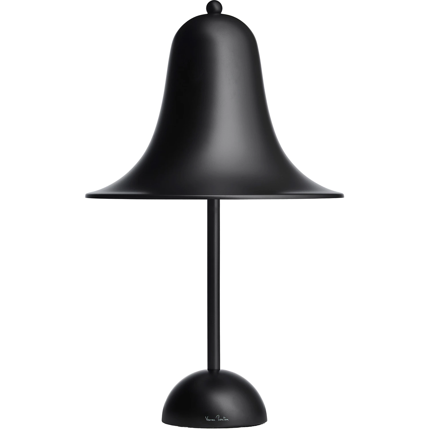 Verpan Pantop Bordslampa 23 Cm Matt Svart - Bordslampor Metall Mattsvart - 119513
