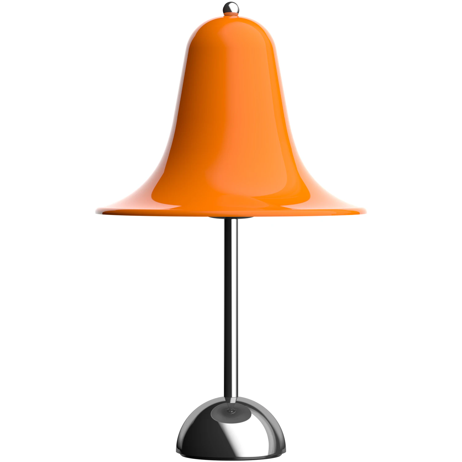 Verpan Pantop Bordslampa &Oslash;23 Krom / Vivid Orange - Bordslampor Metall Vivid orange - 147536