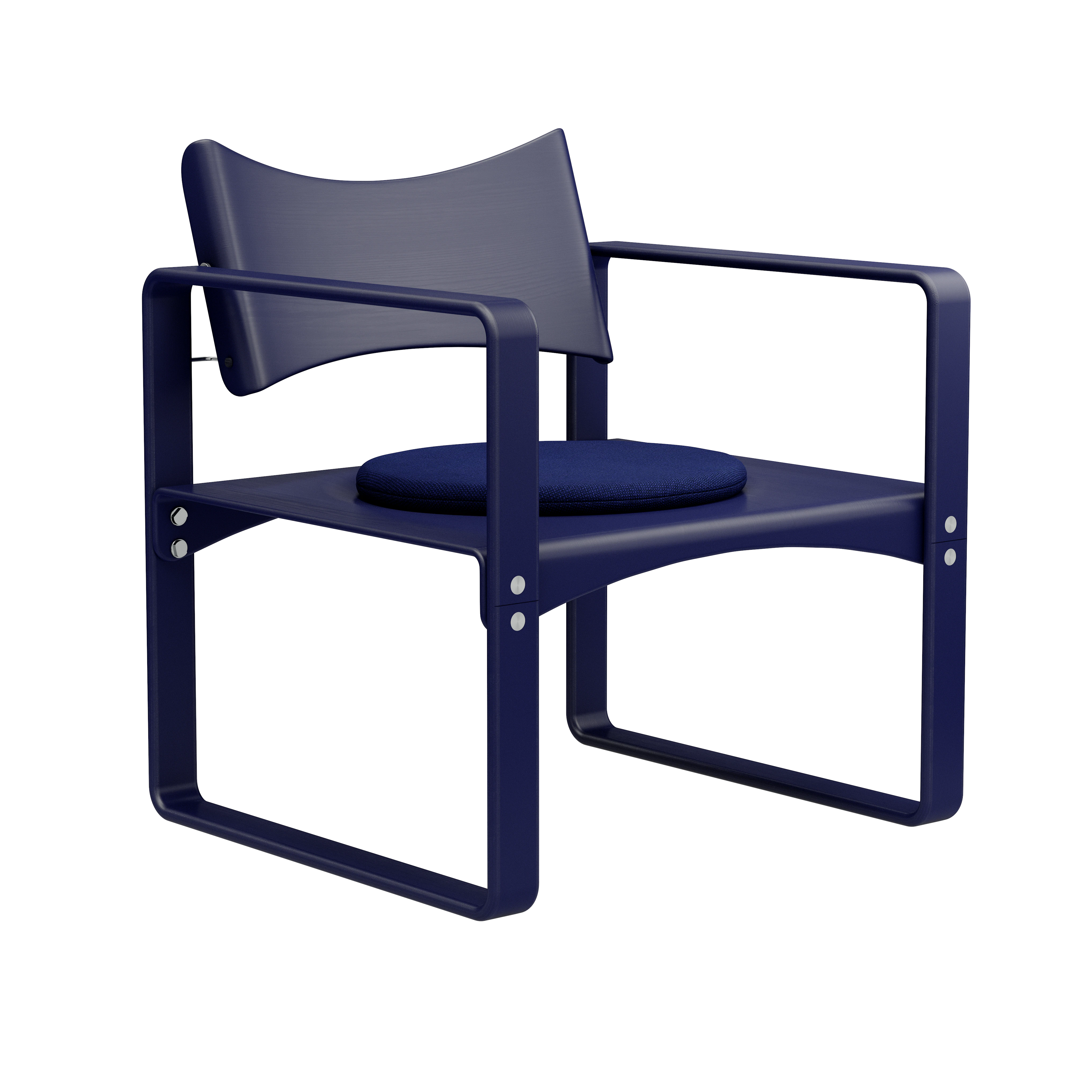 Verpan Series 270 F F&aring;t&ouml;lj Klein Blue - F&aring;t&ouml;ljer Bj&ouml;rkplywood Klein Blue - 147400