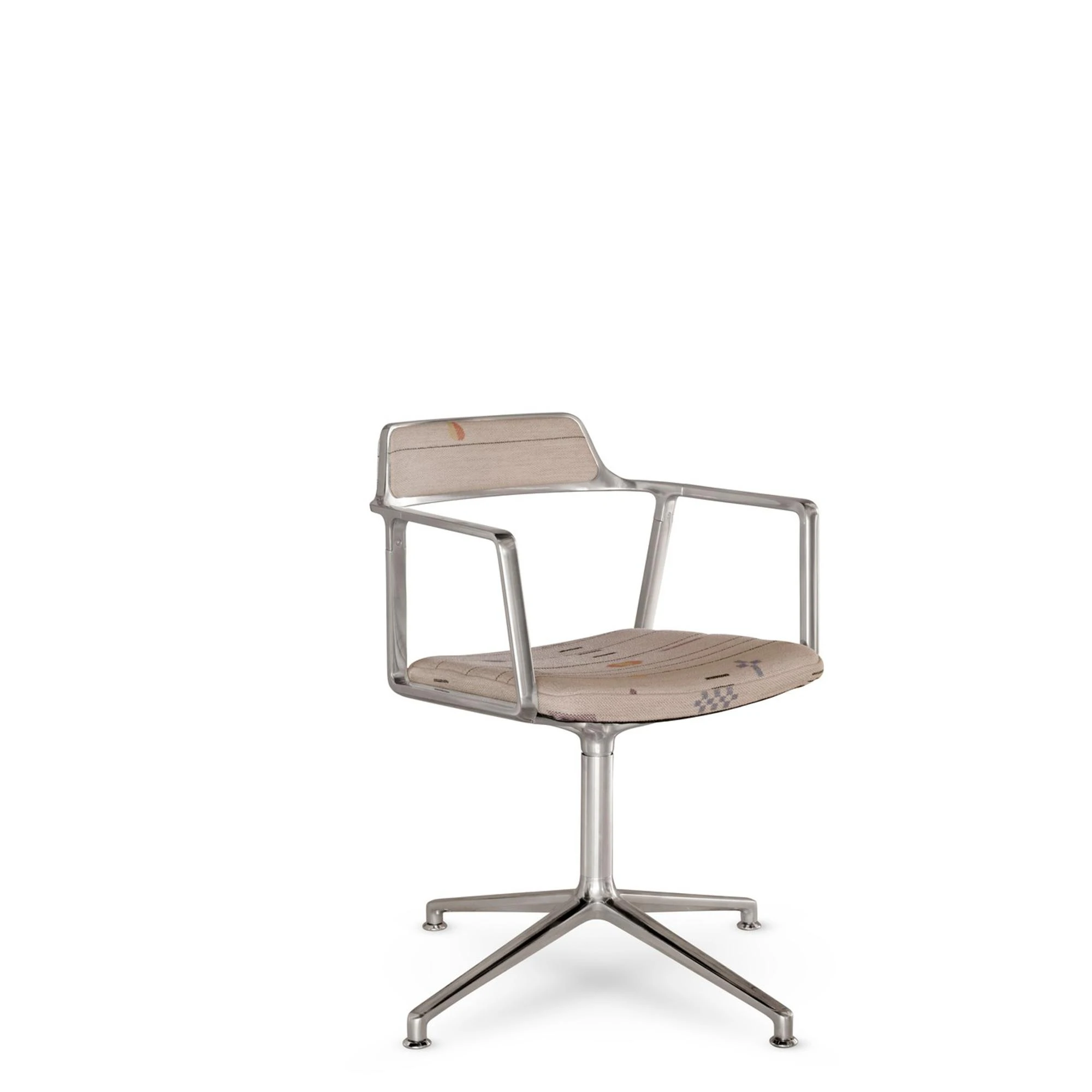 Vipp 452 Swivel Snurrstol Guesthouse Edition Montafon Haus Austria M&ouml;nstrad/polerad - Kontorsstolar Textil Multi - 45298G01V2