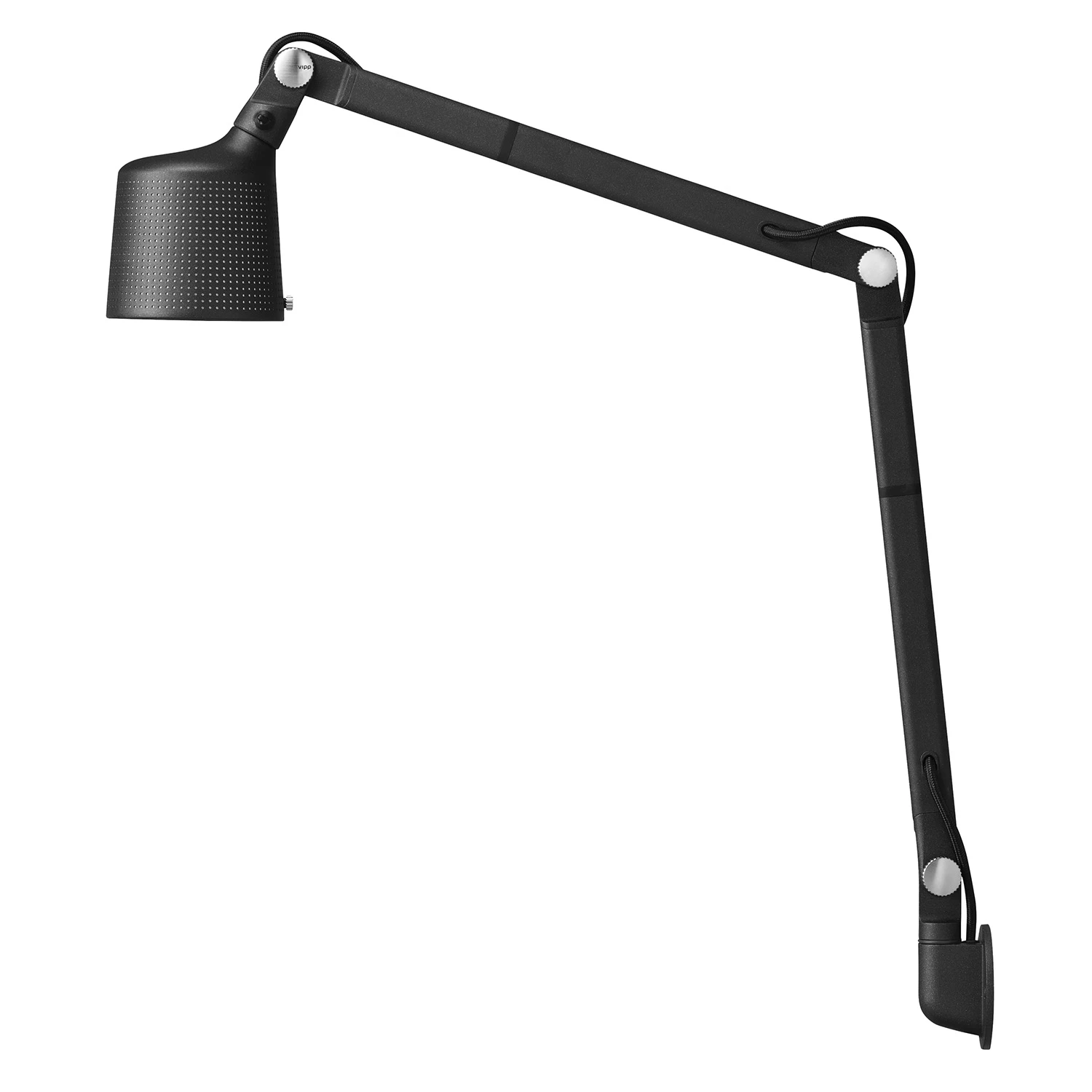 Vipp 522 V&auml;gglampa 56,2x52,9 Cm / Large Svart - V&auml;gglampor Aluminium Svart - 52204EU