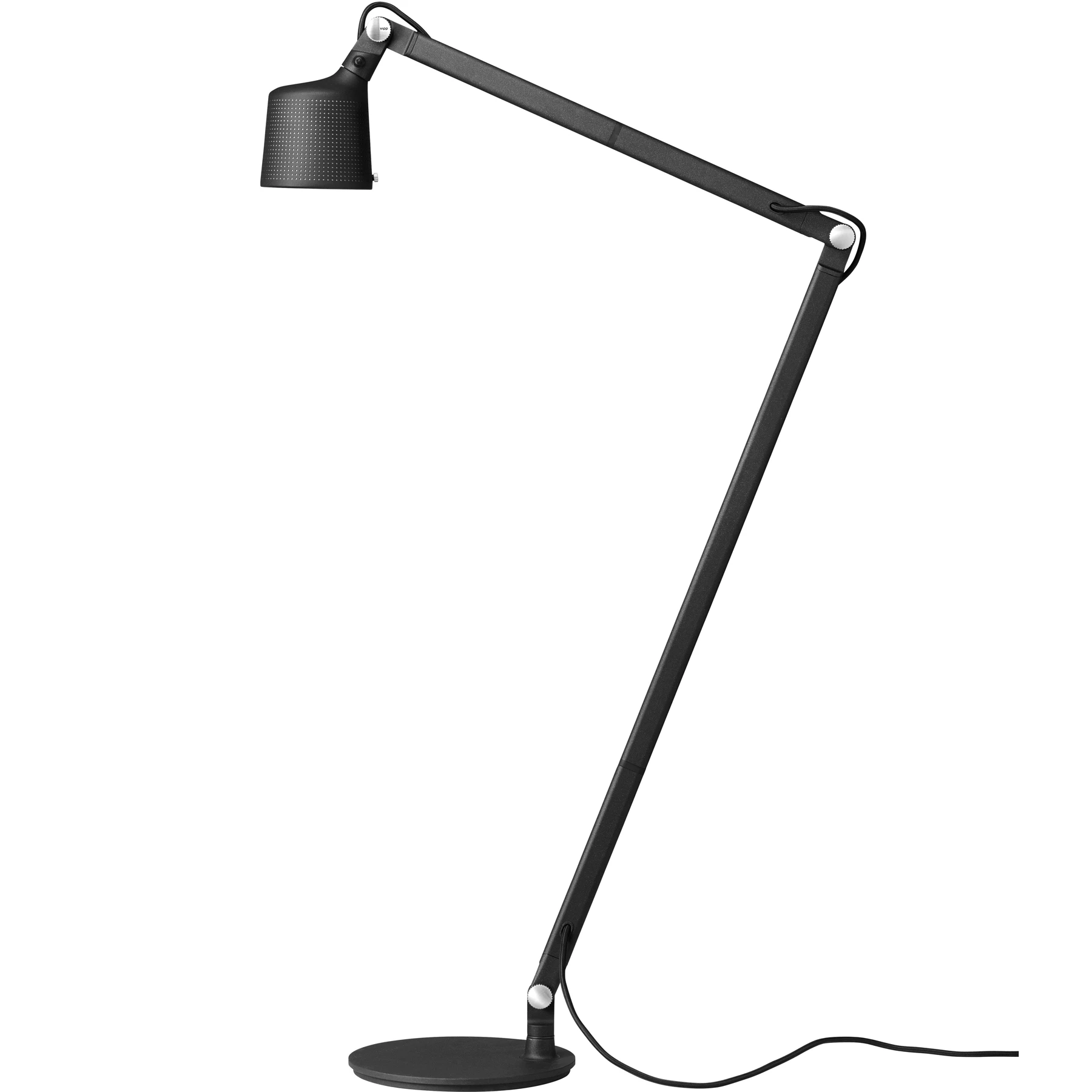 Vipp 525 Golvlampa - Golvlampor Aluminium Svart - 52504EU